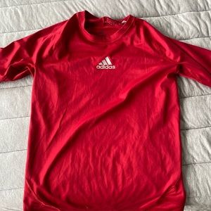 Adidas Quarter Sleeve Compression Shirt